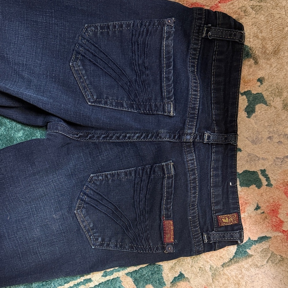 7 For All Mankind Girls Dojo Jeans - size 8 - Picture 3 of 7